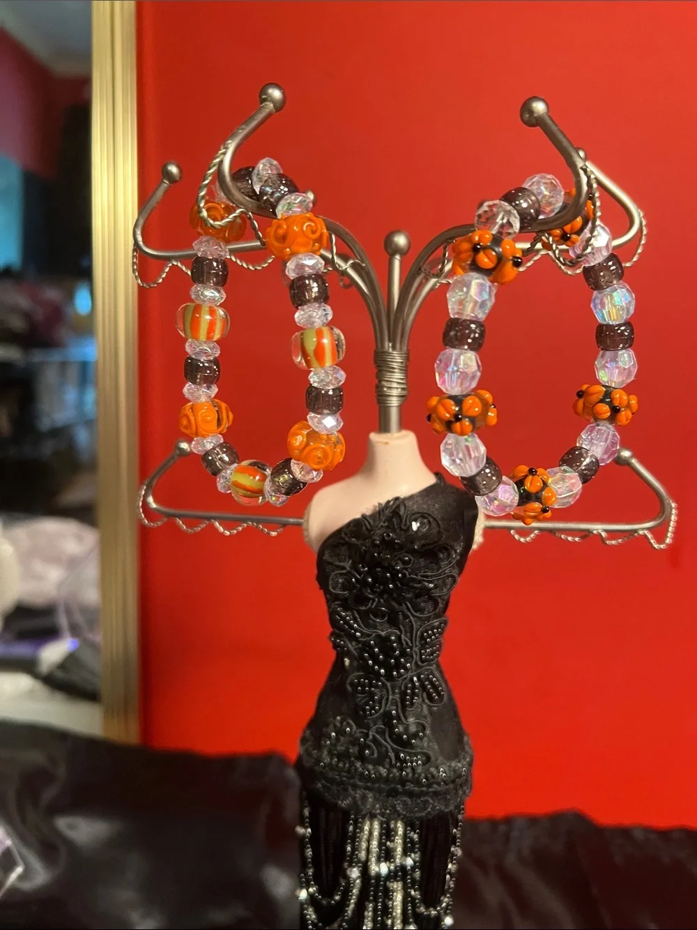 Two beautiful beaded bracelets homemade